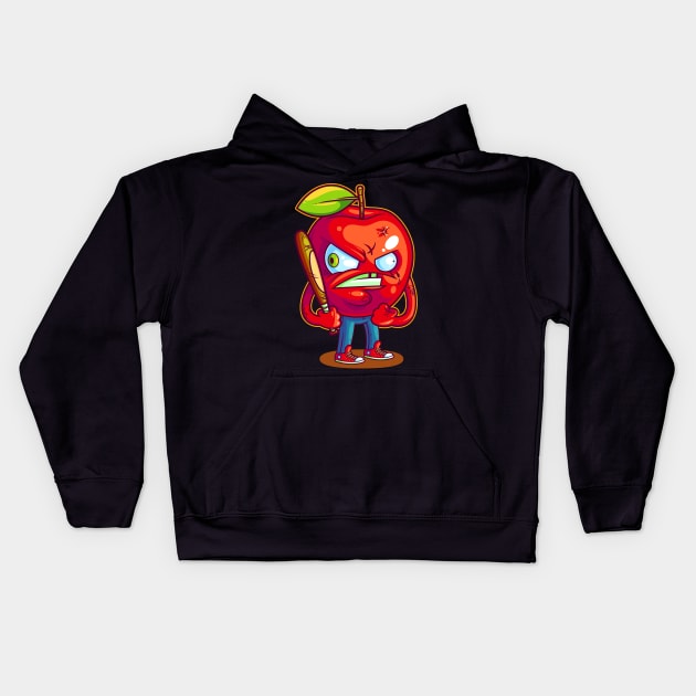 Bad Apple Kids Hoodie by ArtisticDyslexia